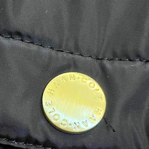 𝐂𝐨𝐥𝐞 𝐇𝐚𝐚𝐧 Signature Quilted Water Resistant Belted Jacket Size Medium - Picture 11 of 11